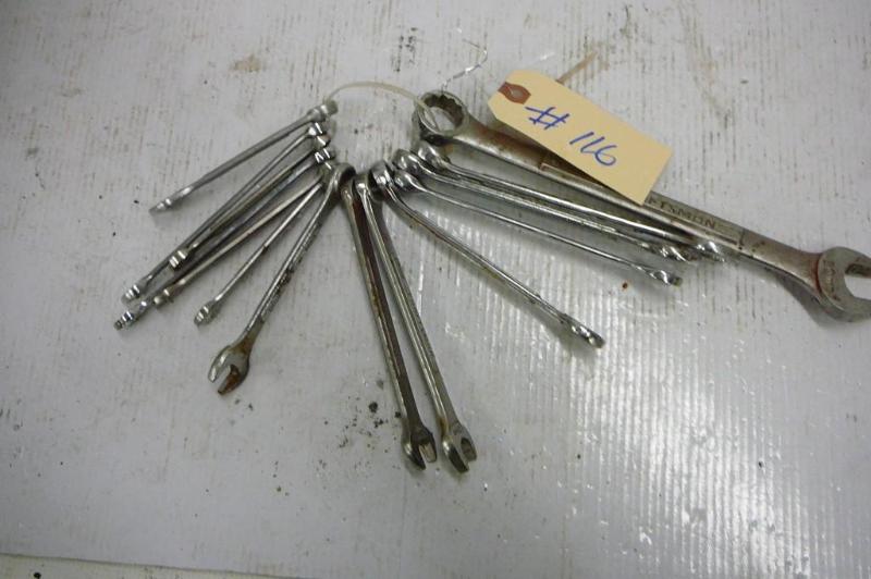 lot 116 image: Metric Wrench Set 9mm - 20mm  ...