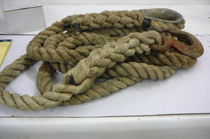 lot 12 image: Tow rope 20ft  x 2" thick...