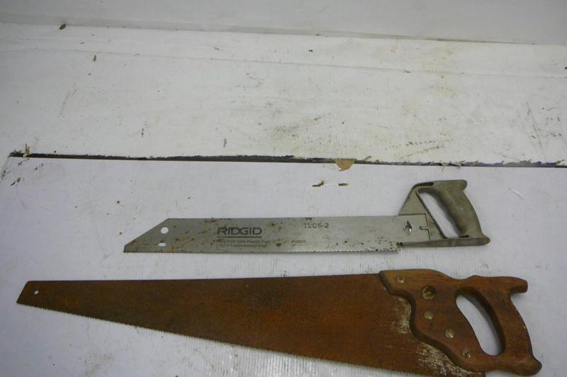 lot 129 image: 2 Hand Saws Sold &quotas is",...