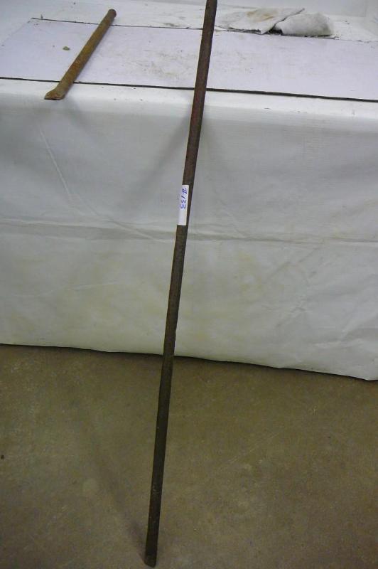lot 133 image: 4 ft Steel Prybar  Sold "...