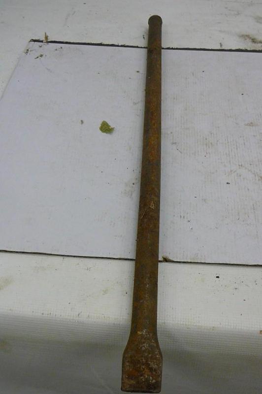 lot 134 image: 2-12 ft Steel Prybar  Sold &q...
