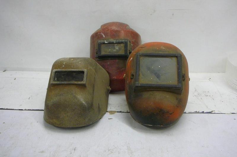 lot 135 image: 3 Welding Helmets Sold &quotas is&...