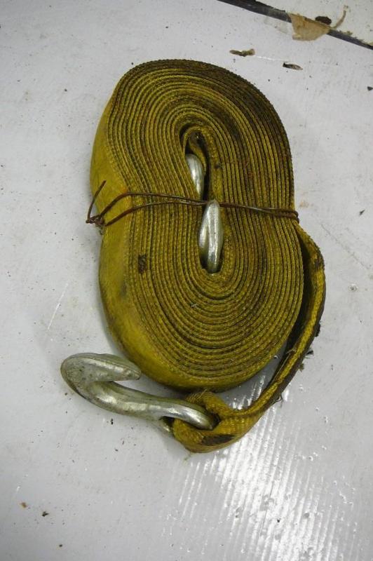 lot 24 image: Tow strap with hooks Sold &quotas ...