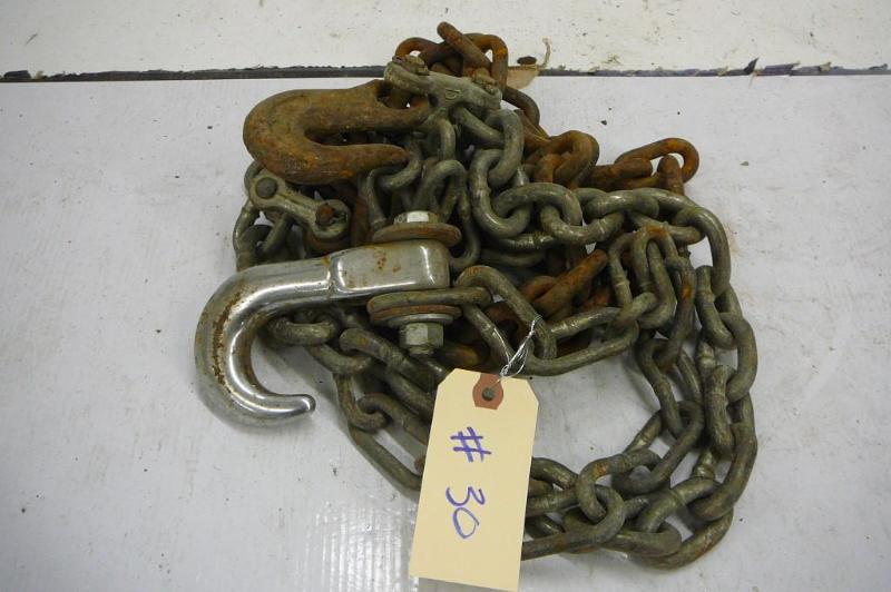 lot 30 image: 12" Chain with hooks Sold &quo...