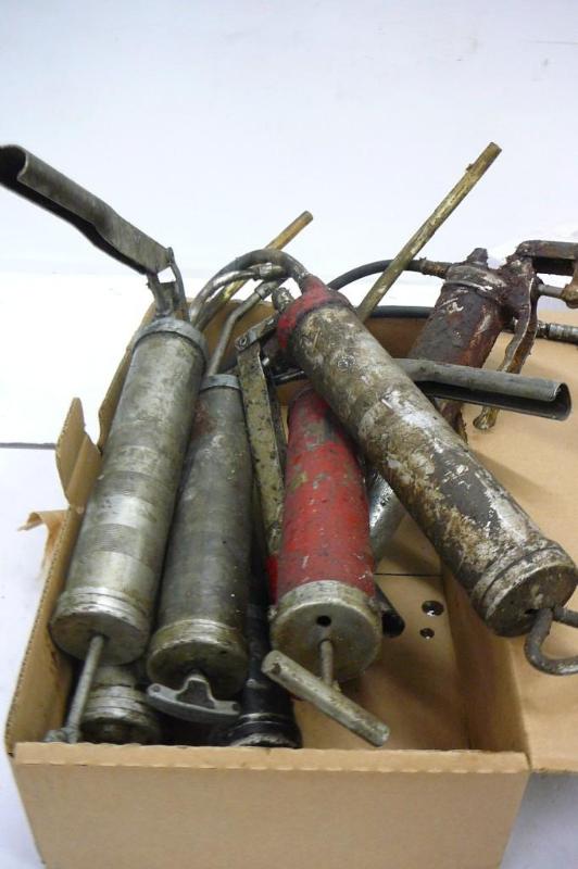 lot 39 image: 7 Grease Guns Sold &quotas is"...