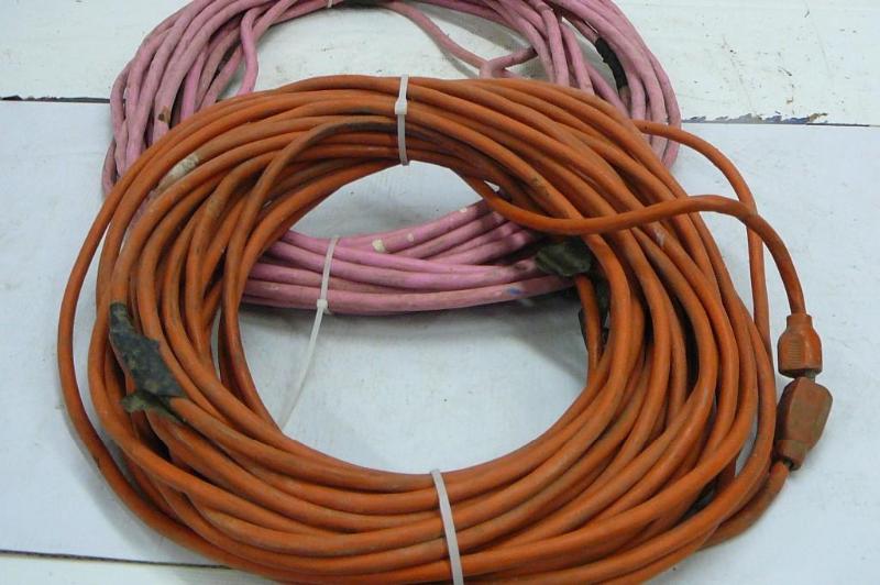lot 56 image: 2 Long extension cords Sold &quota...