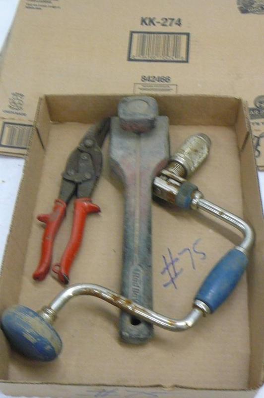 lot 75 image: Lot of Miscellaneous Hand Tools Sol...