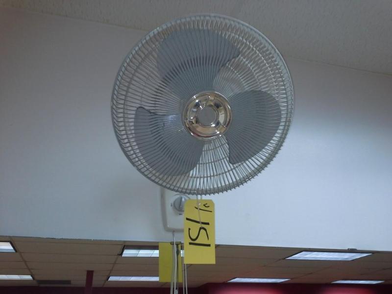 lot 151 image: Wall mounted fans