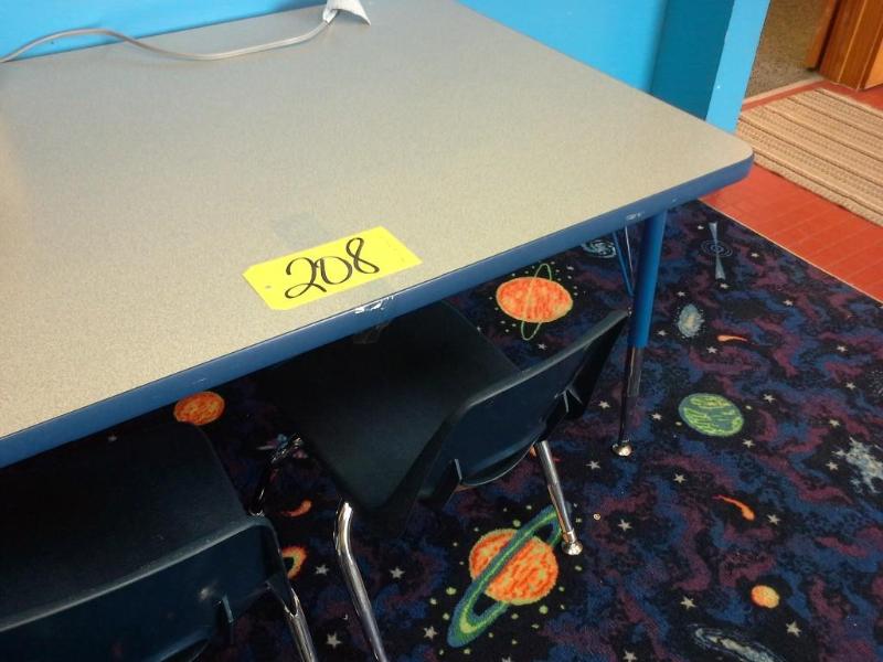 lot 208 image: Childrens Table and Chairs