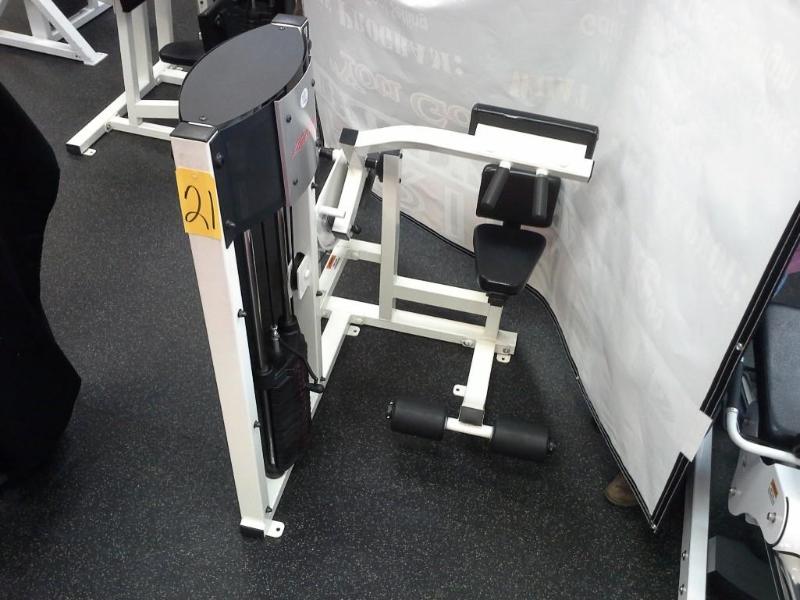lot 21 image: LifeFitness,  abdominal machine