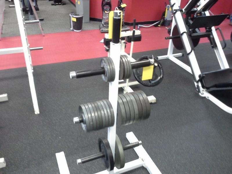 lot 233 image: Weight rack wweights