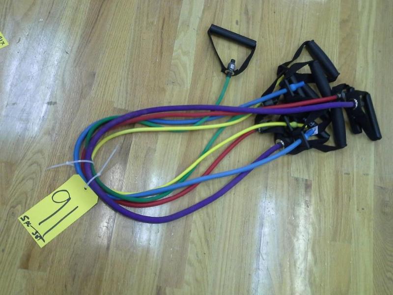 lot 91 image: Exercise bands