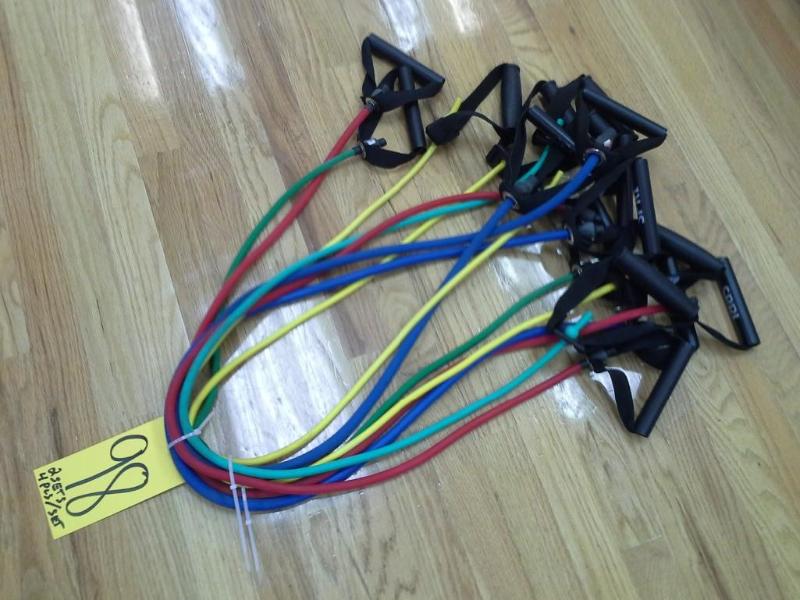 lot 98 image: Exercise bands