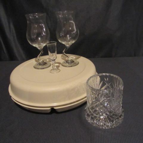Crystal and Tupperware