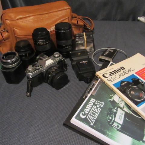 Canon AE-1 Camera Pkg