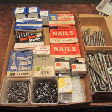 Lag Screws, Nails