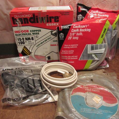 Wire, Caulk, Hose