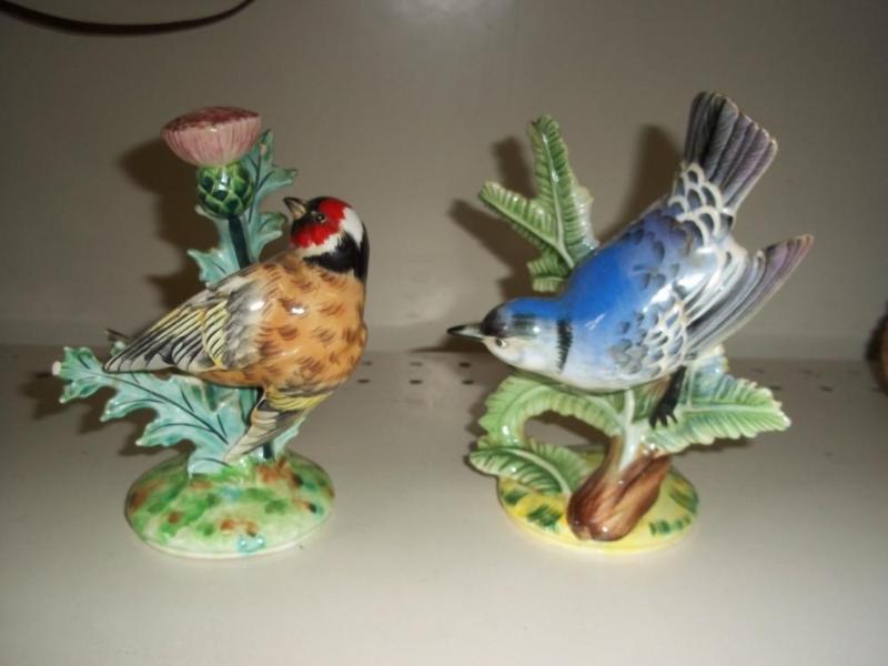 Pair Bird Figurines Made in Japan H...