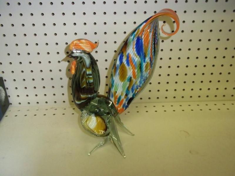 Blown Glass Bird Decor...