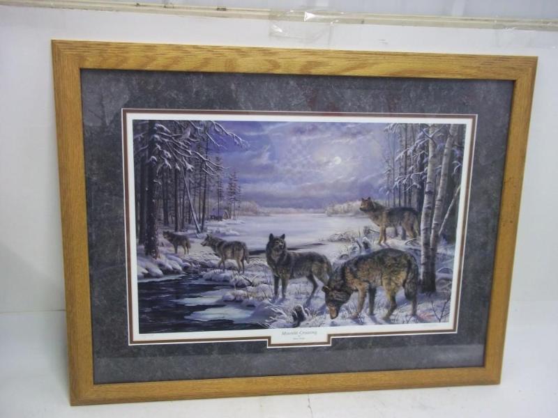 Print 29 x 23&nbsp Moonlit Crossin...