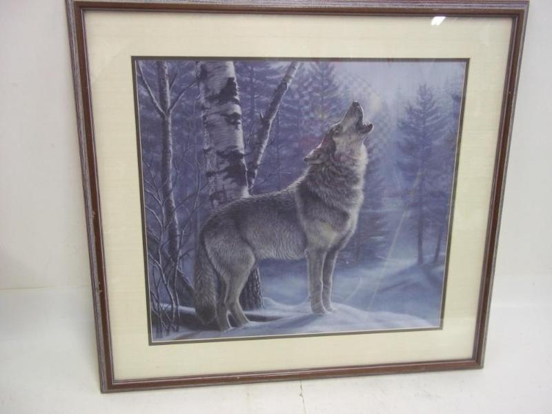 Wolf Print 24 x 22...