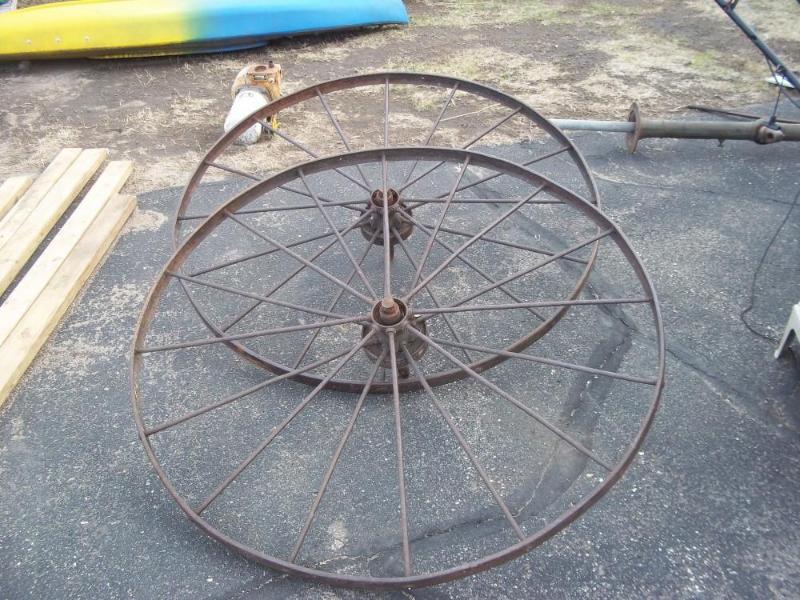 Antique 54&quot Metals Wheels...