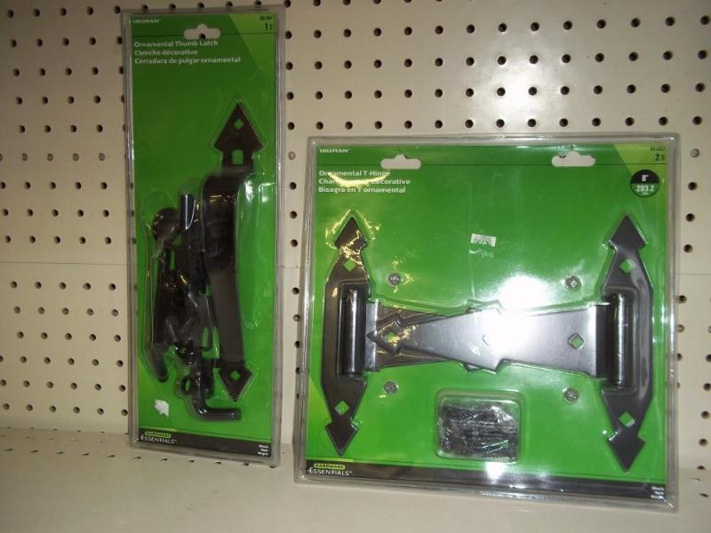 New Gate Latch and Hinge Set...