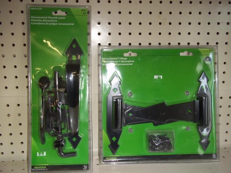 New Gate Latch and Hinge Set...