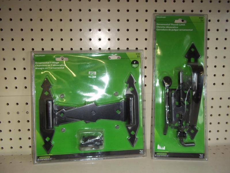 New Gate Latch and Hinge Set...