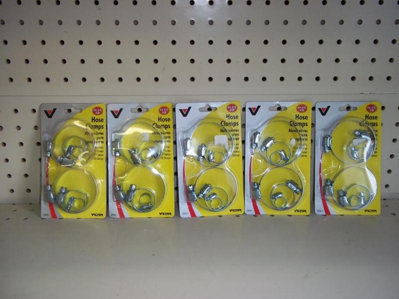 New in Package Hose Clamps...
