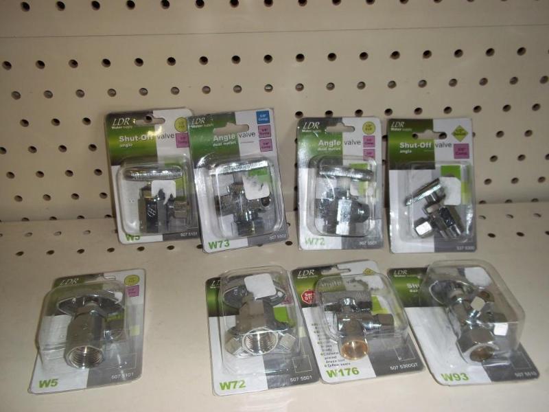 Miscellaneous Lot of New Shut off v...