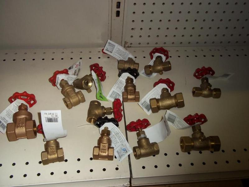 Miscellaneous Lot of New Shutoffs...