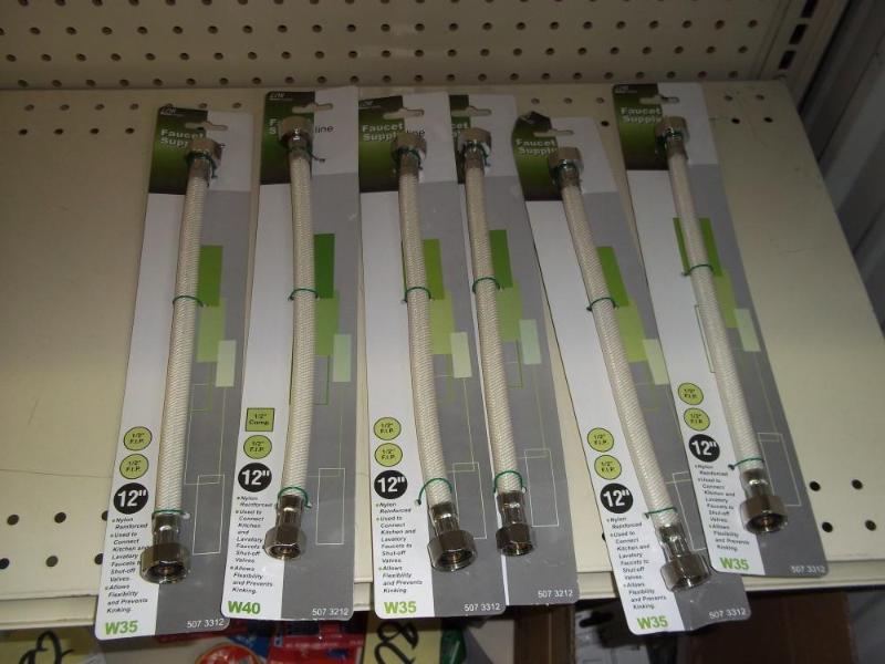 Lot of New 12 inch Flex Hose with 1...
