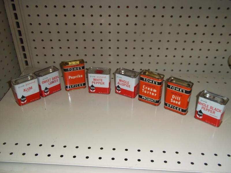 Lot of Old Spices Cans...