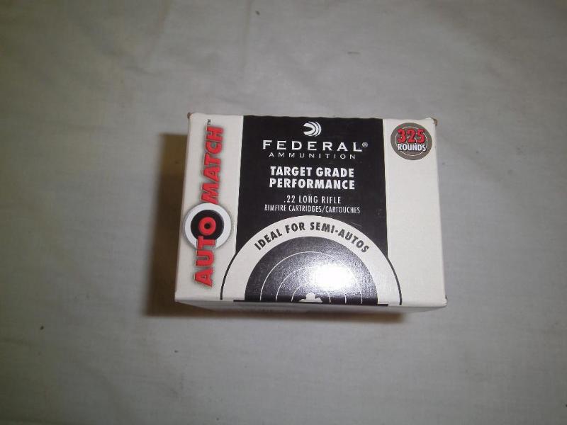 325 Rounds Federal 22 Long Rifle...