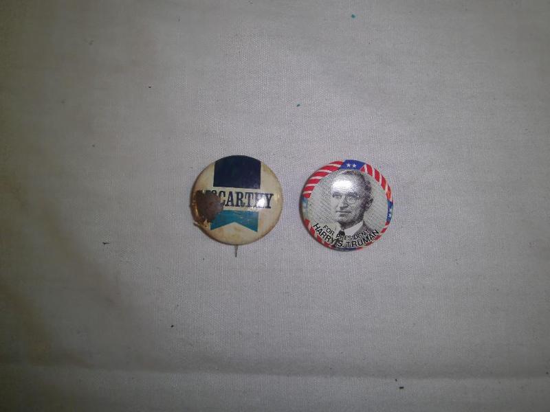 McCarthy &amp Harry S Truman Butto...