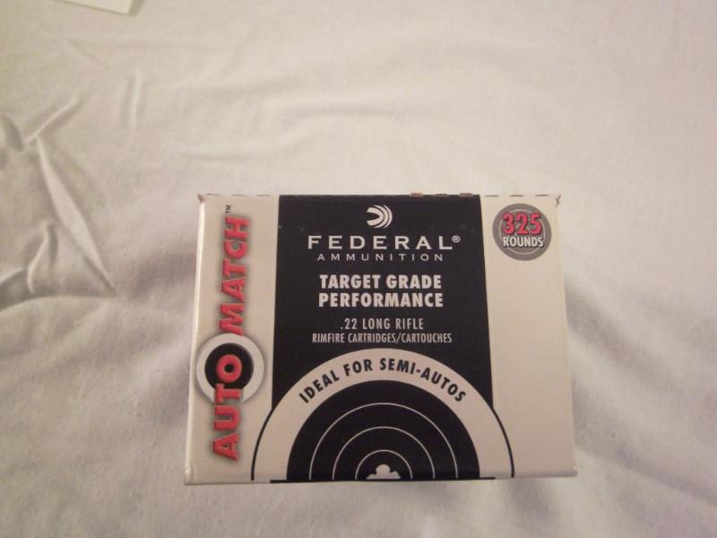 325 Rounds Federal .22 Long Rifle...