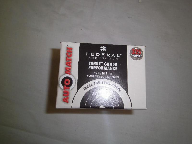 325 Rounds Federal 22 Long Rifle...