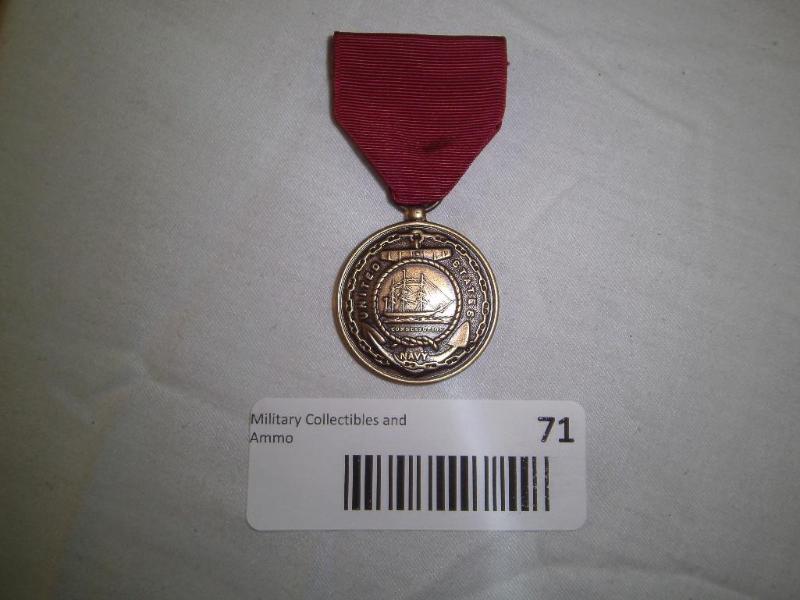 U.S Good conduct medal Navy...