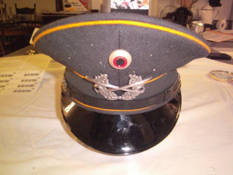 German Military Visor Cap...