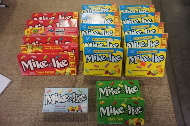 Lot of approx (19) Mike n Ike boxe...