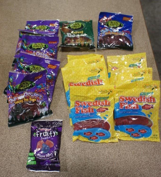 Lot of approx (17) Variety of Gummy...