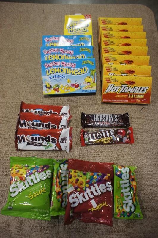 Lot of approx (20) Various candy. S...