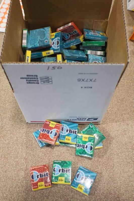 Lot of approx (150) Orbit gum six p...