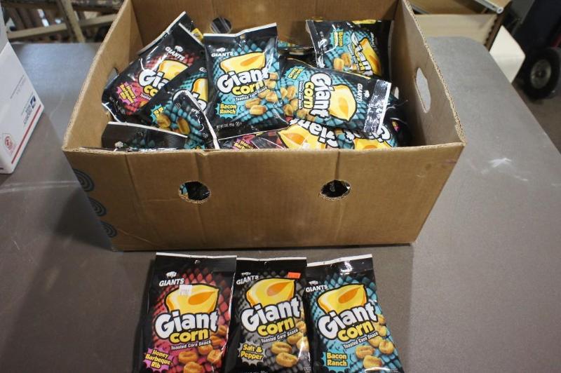Lot of approx (50) Giants Corn Snac...