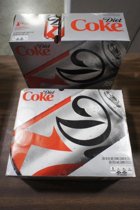 Lot of (2) Cases of 20 pk Diet Coke...
