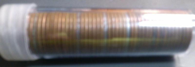 ROLL OF WHEAT PENNIES IN PLASTIC TU...