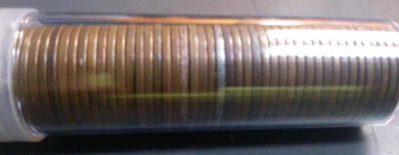 ROLL OF WHEAT PENNIES IN PLASTIC TU...