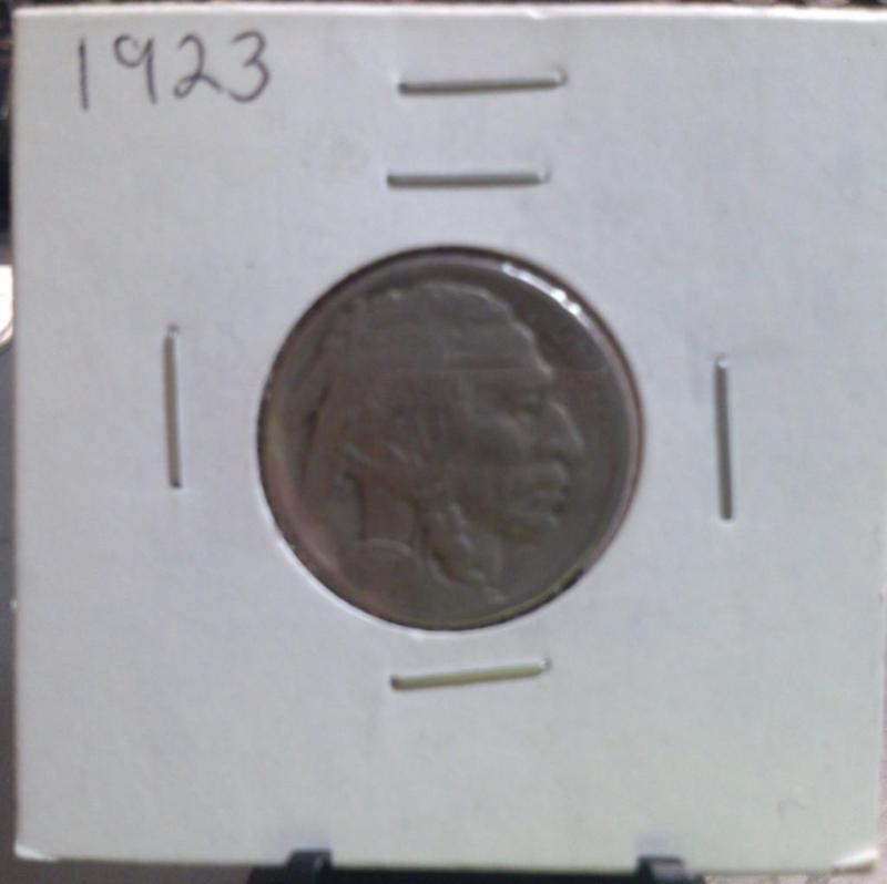 1923 BUFFALO NICKEL FIVE CENT COIN ...