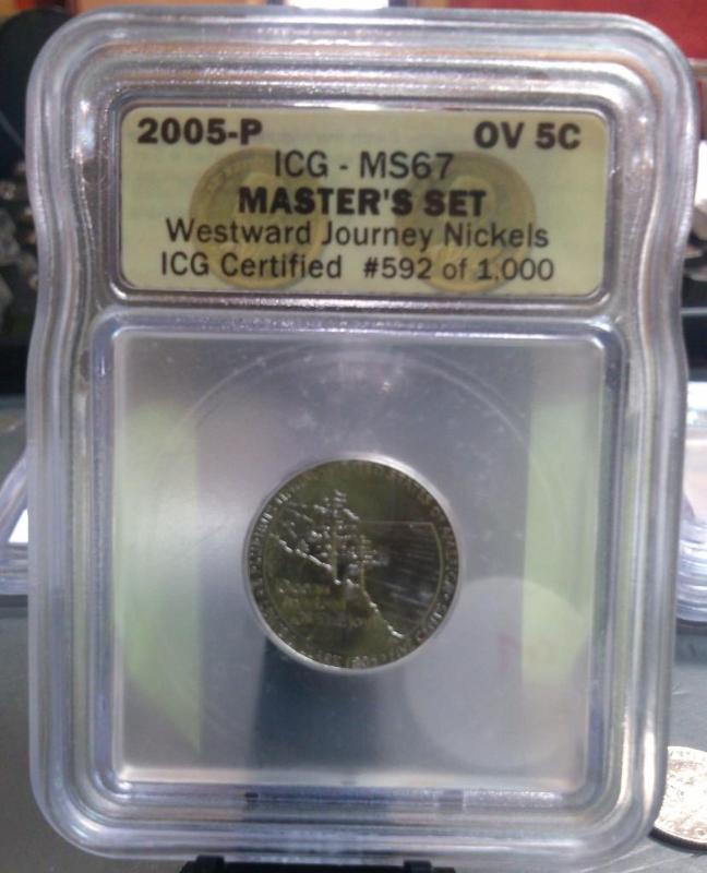 2005 P JEFFERSON NICKEL OCEAN IN VI...